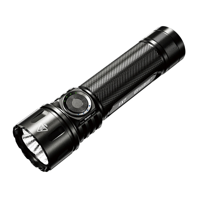 bushnell pro 750l rechargeable flashlight NITECORE EX7 6000lm 500m Spotlight Floodlight 21700 LED Flashlight