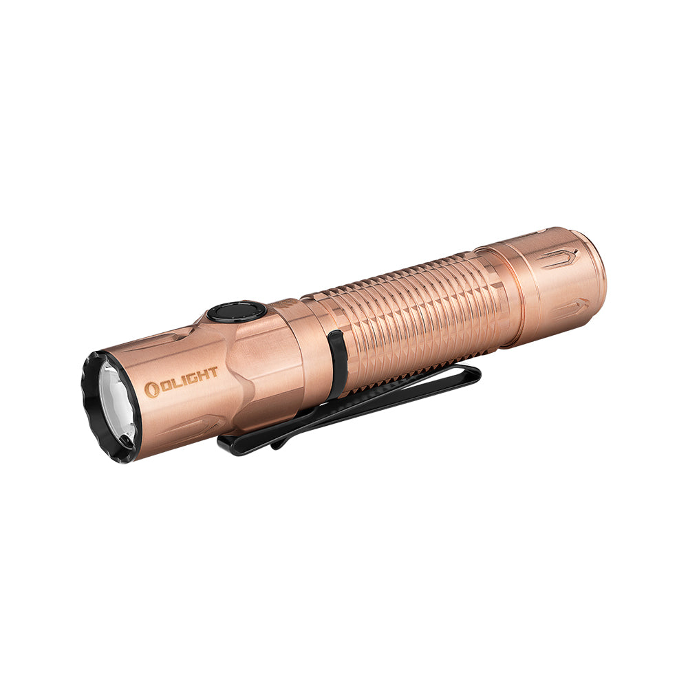 OLIGHT Warrior 3S Copper Titanium Flashlight โ Nealsgadgets