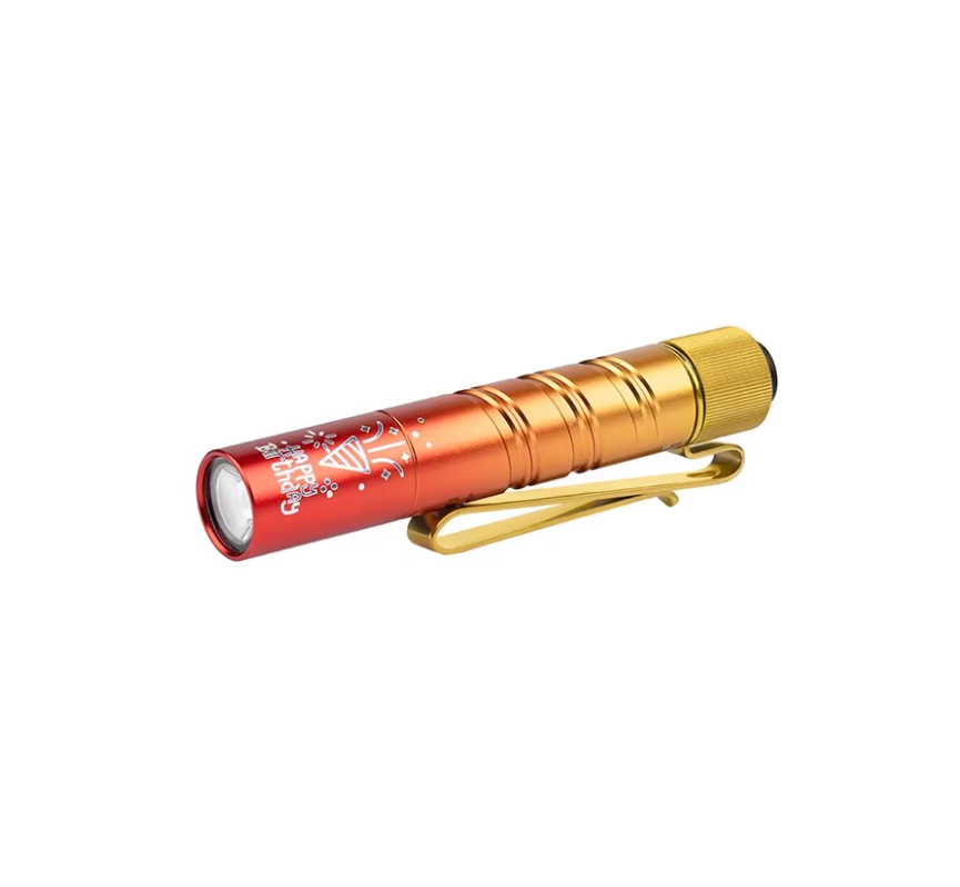 olight brass flashlight OLIGHT i3T 2 EOS 10440 AAA 300 lumens EDC Flashlight – Nealsgadgets