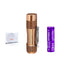 Lumintop FWAA Copper Titanium 1400lm LED Flashlight with Battery Sapphire Lens Bundle LUMINTOP