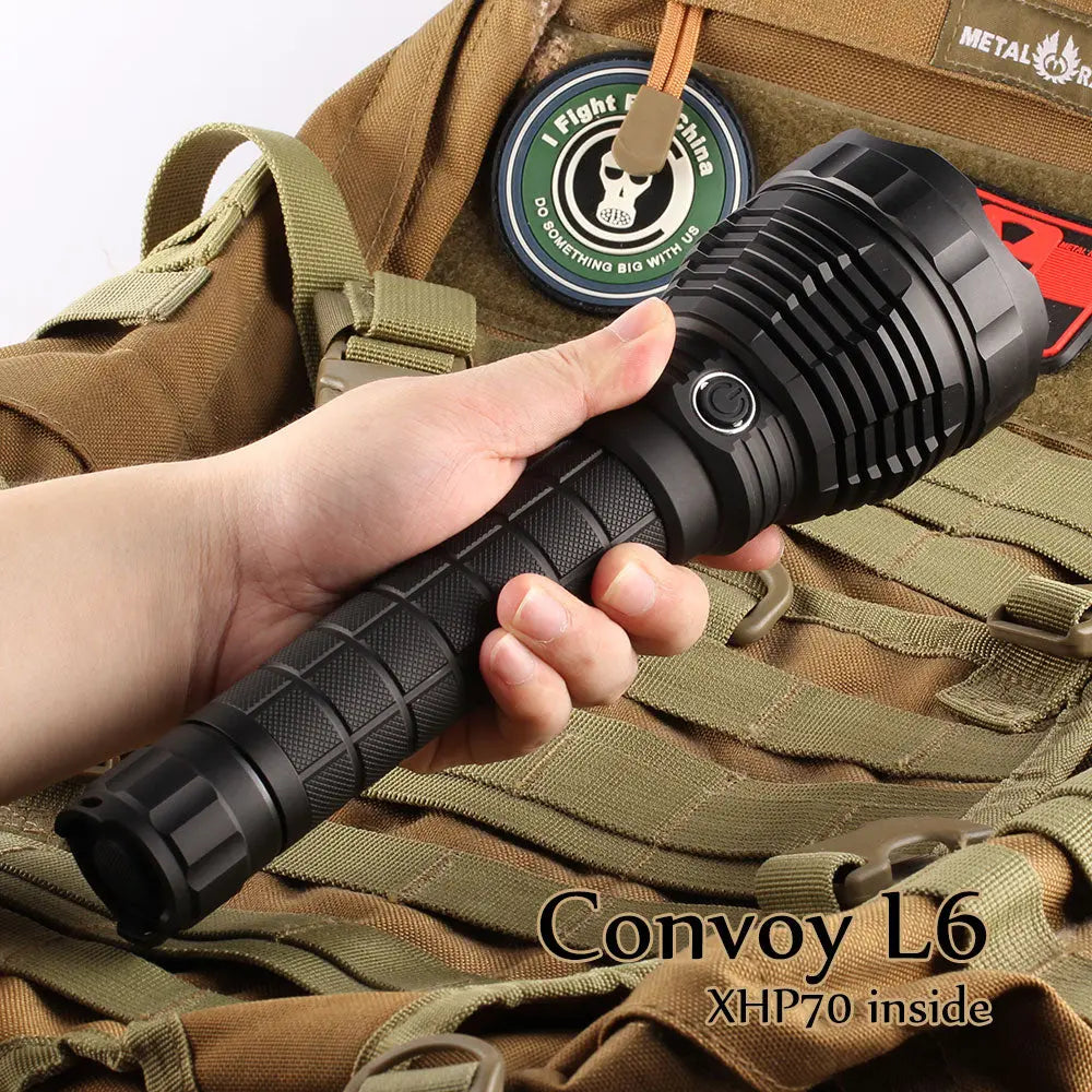 Convoy L6 XHP70 4300 Lumens LED Flashlight
