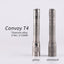 Convoy T4 Titanium Nichia 519A 800lm 14500 AA flashlight Convoy