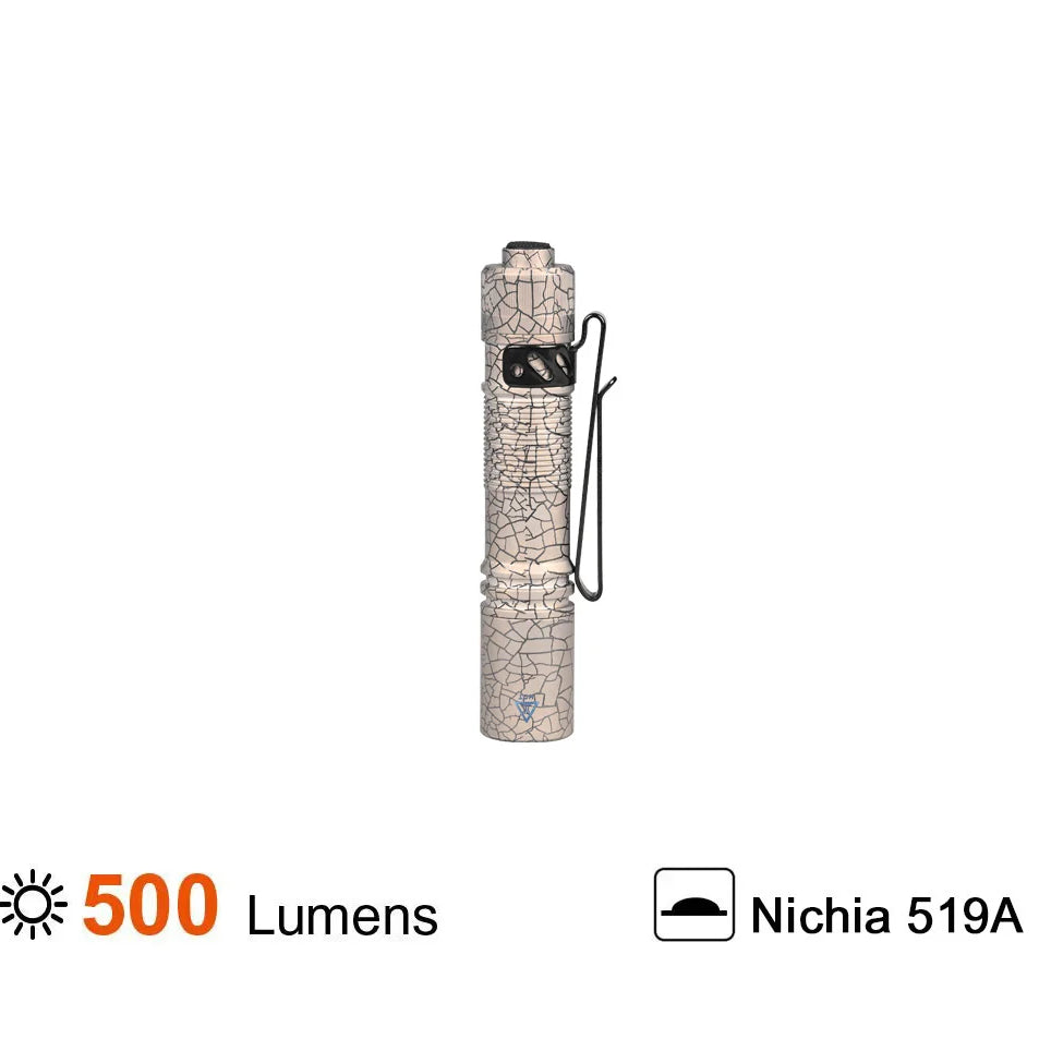 acebeam pokelit aa rechargeable mini flashlight Acebeam Pokelit AA Ti Nichia 519a 5000K CRI90 500lm AA/14500 EDC