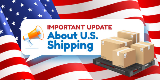 US Shipping update include tariffs