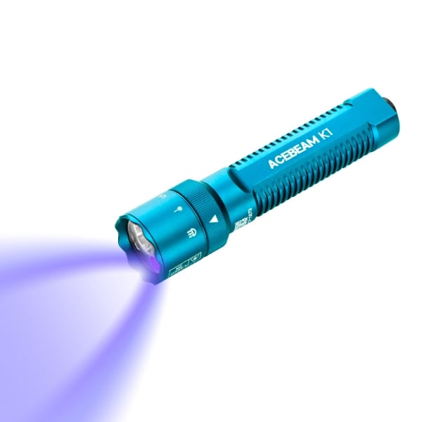 ACEBEAM K1 1000lm with Cyan Beam 488nm EDC Flashlight Special Edition Secondary image