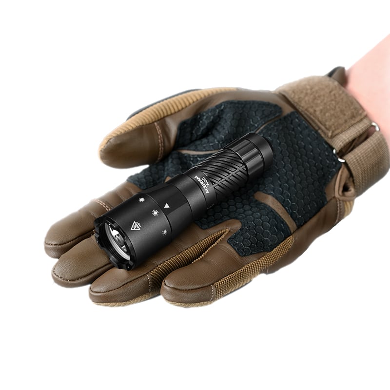 Acebeam W20 600lm 1100m LEP Flashlight with Wide Angle Spill - Nealsgadgets