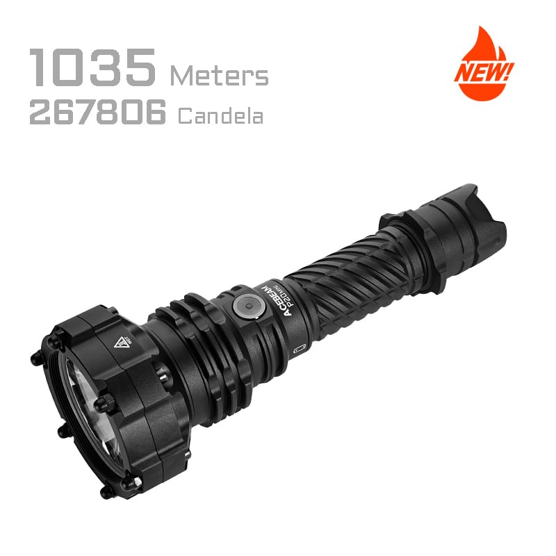 Acebeam P20 Mini 4000lm 1035m Thrower 21700 Flashlight Acebeam