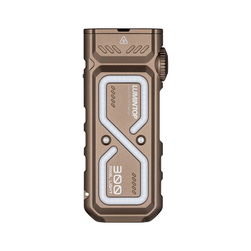 LUMINTOP Pixel Multi-Function 1300lm Laser Pointer UV RGB Light With Fidget Dial Flashlight