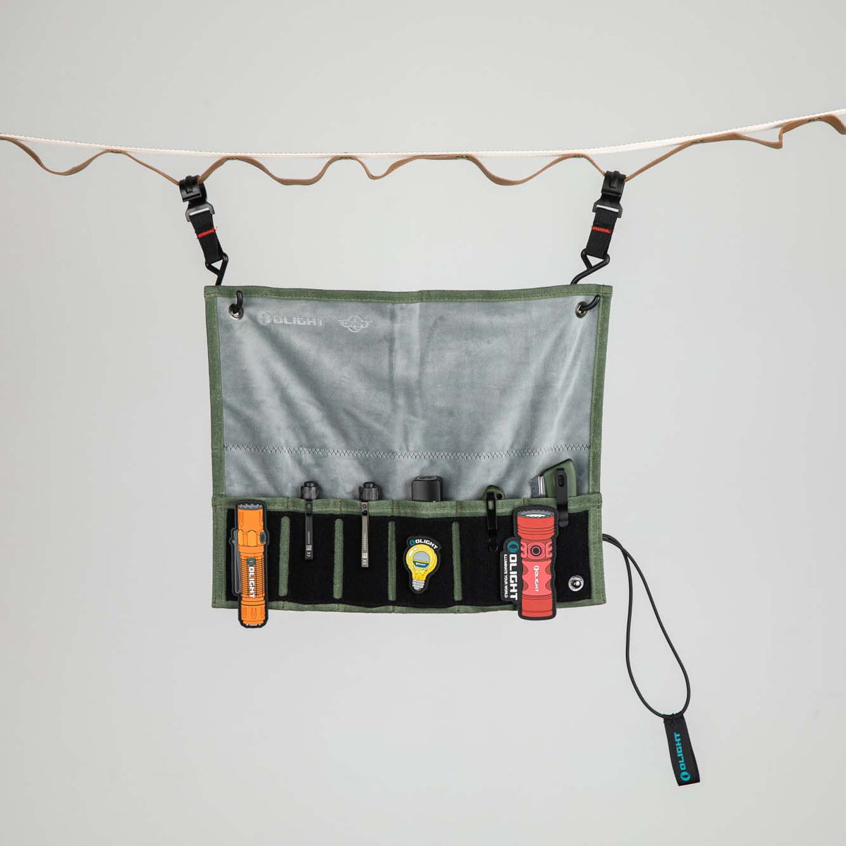 OLIGHT Exploit Mini OD Green Tool Roll Bag