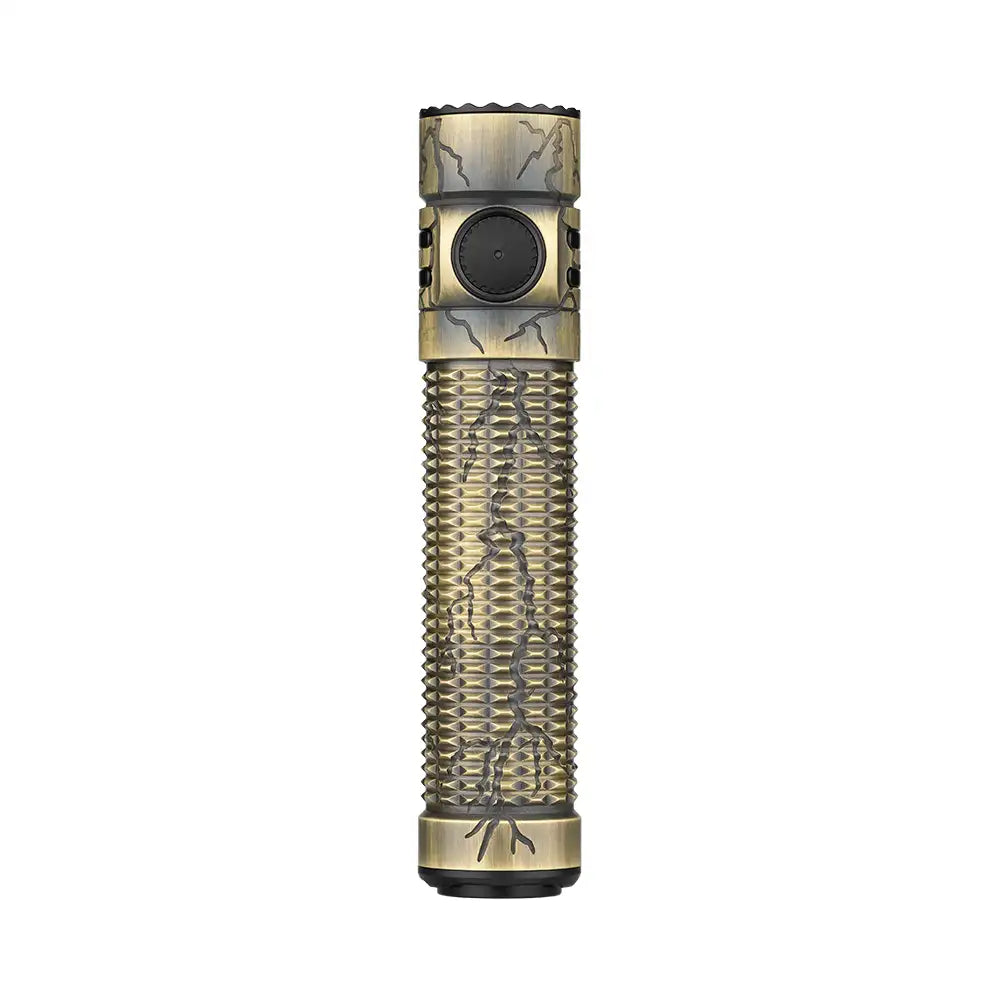 OLIGHT Warrior Mini 3 Cracked Brass Flashlight Main image