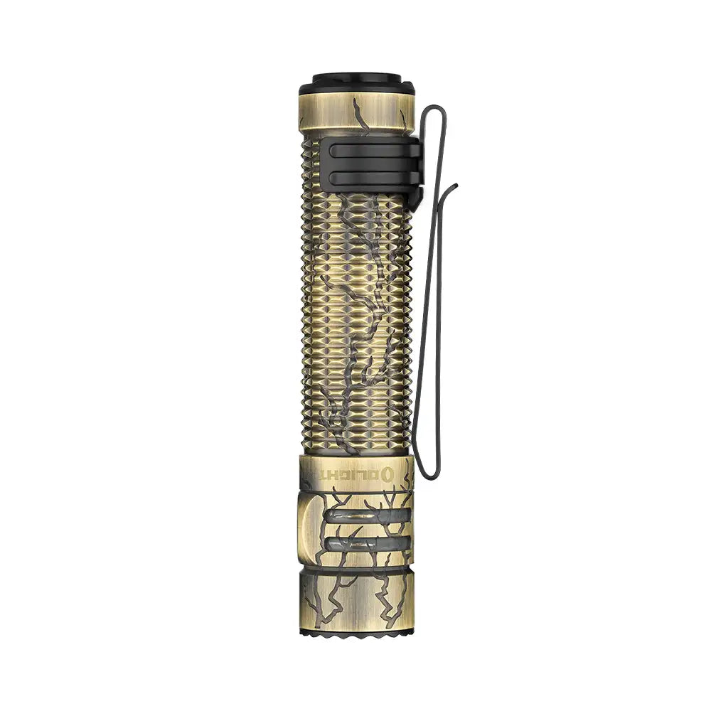 OLIGHT Warrior Mini 3 Cracked Brass Flashlight