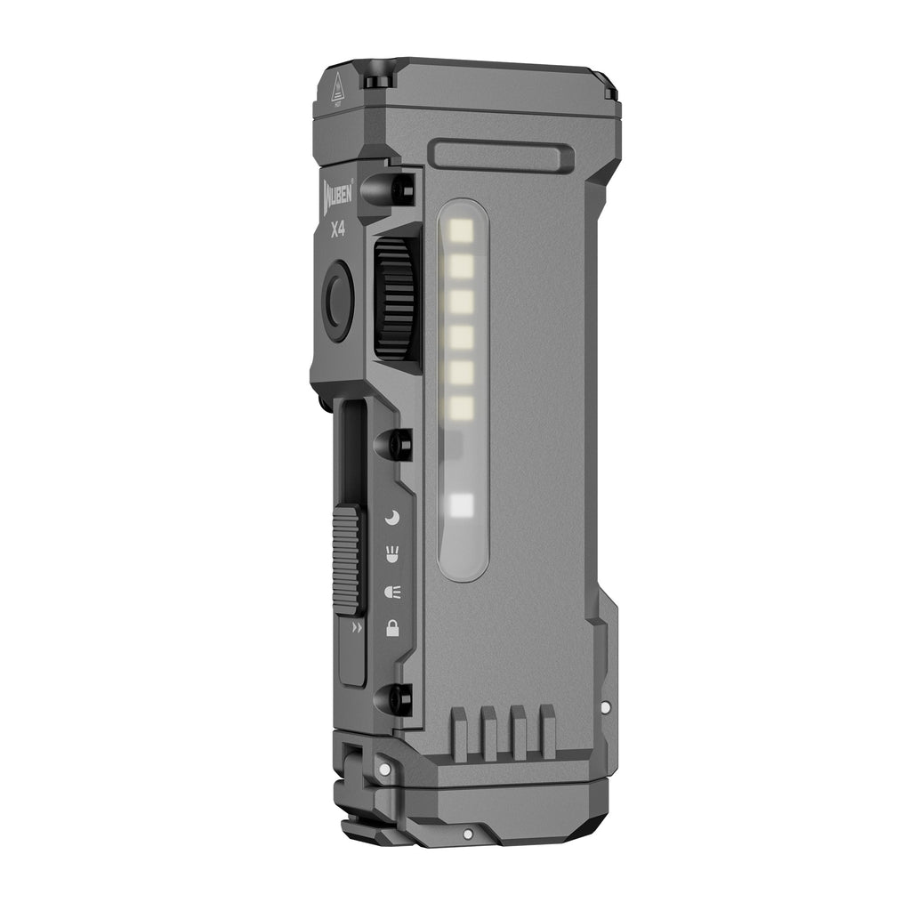Wuben X4 1500lm Compact Multi-Function Flashlight With RGB