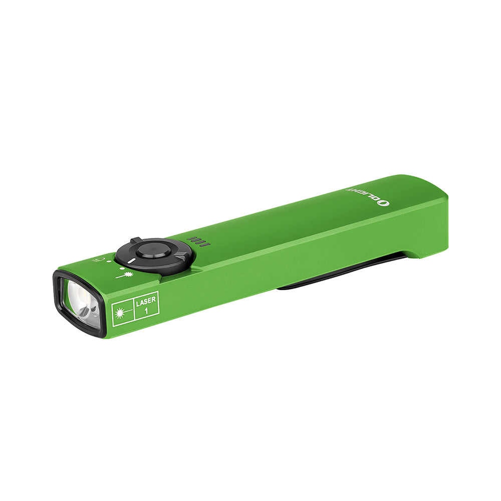 OLIGHT Arkfeld Flat Flashlight with Green Laser & White Light