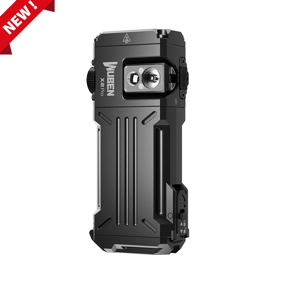 Wuben X2 PRO 1500lm 205m Thrower Flood 14500 EDC Flashlight