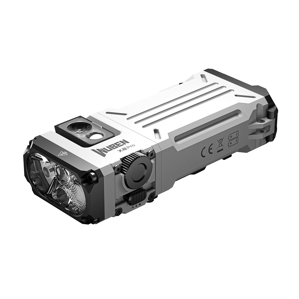 Wuben X2 PRO 1500lm 205m Thrower Flood 14500 EDC Flashlight