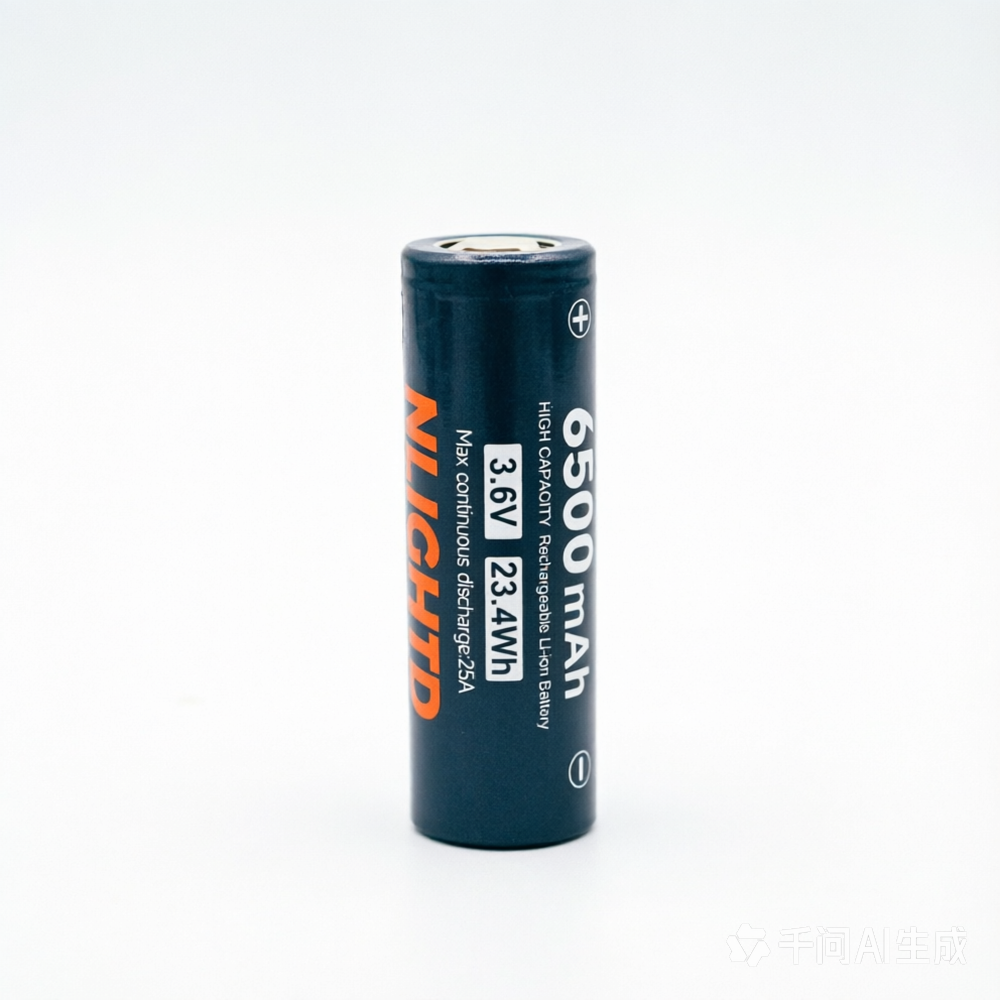 NLIGHTD 6500mah 25A 21700 Li-ion Rechargeable Battery 1PC NLIGHTD