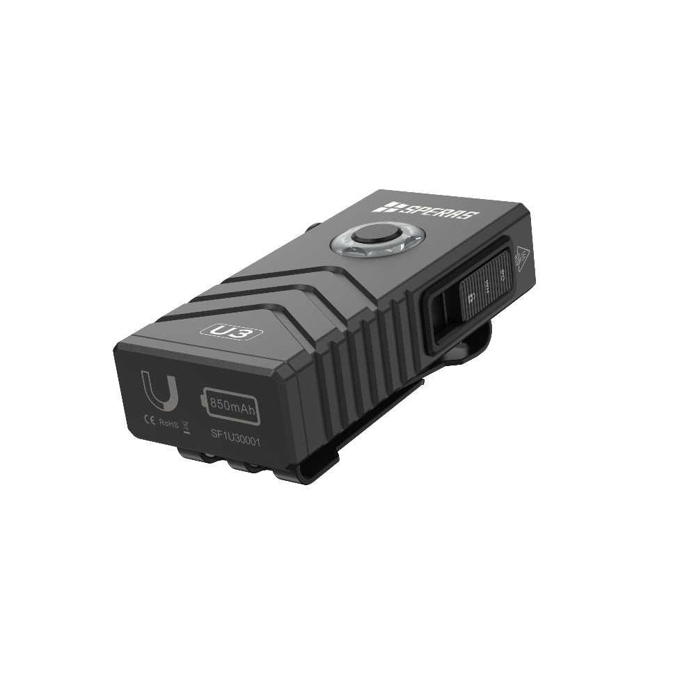 Speras U3 700lm EDC Bike Flashlight with Red Light