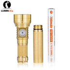 LUMINTOP GT Nano 3.0 Copper Brass 700lm 400m 10280 Thrower USB-C EDC Keychain Flashlight