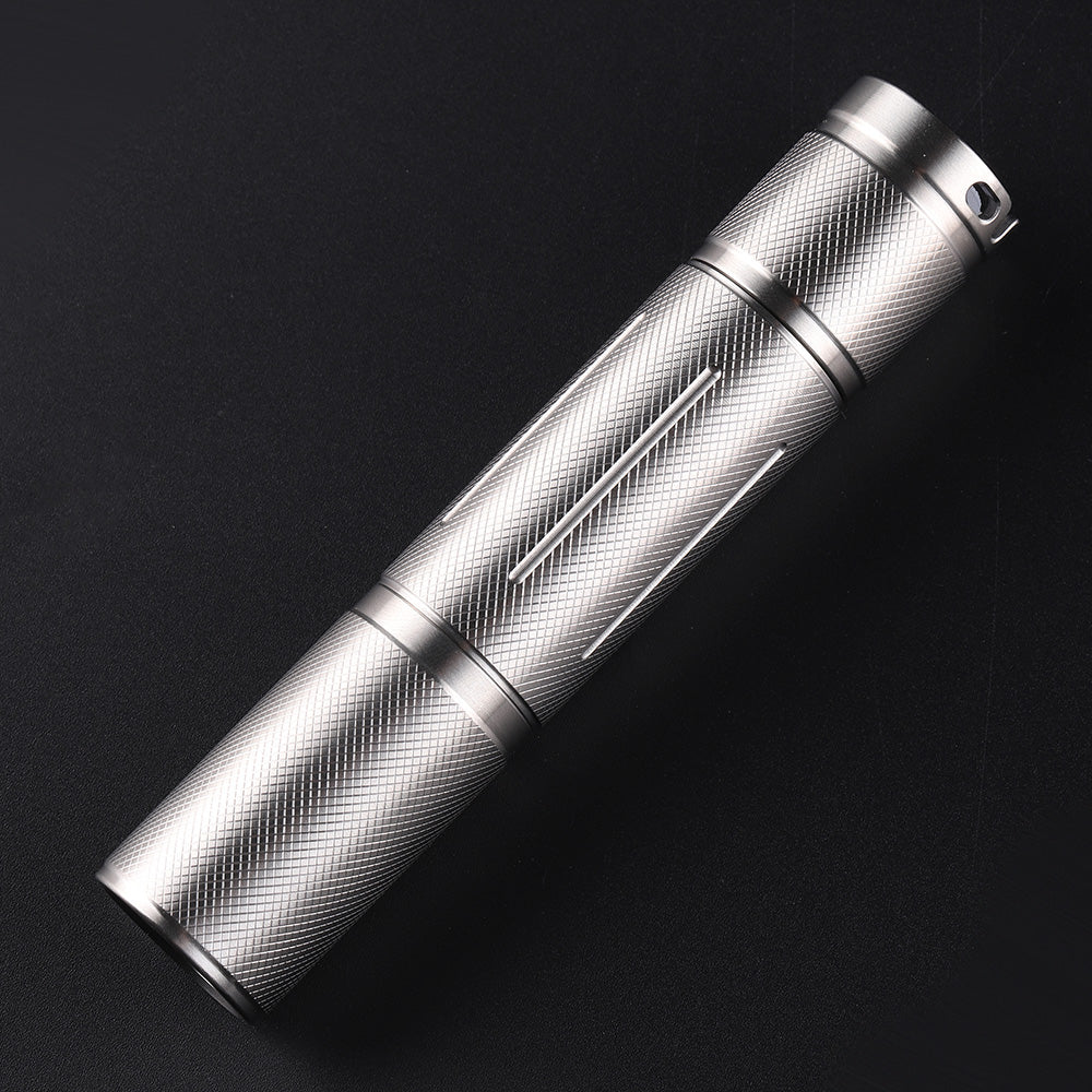 Convoy S6 Glossy Stainless Steel  SFT40 519a SFT25R 18650 Flashlight