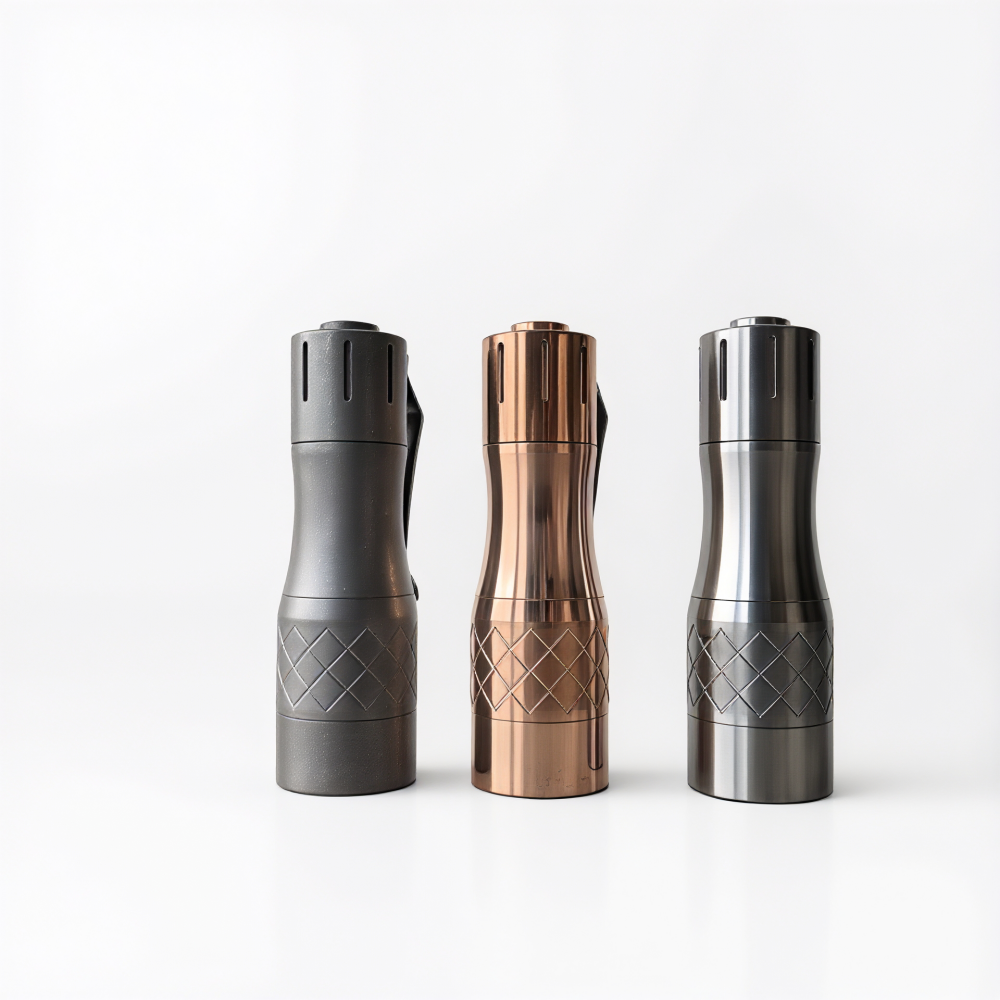 NLIGHTD L3 Titanium Copper 1000lm 1500m Thrower LEP Flashlight