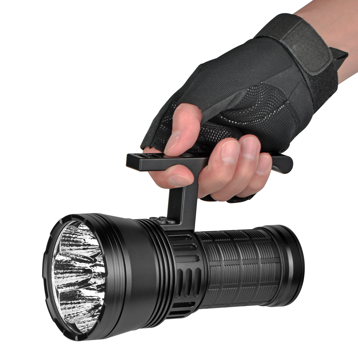 Hawklite HaikeLite HK08 8xSFH43 60000lm 1340m Flood Thrower 21700 LED Flashlight ...