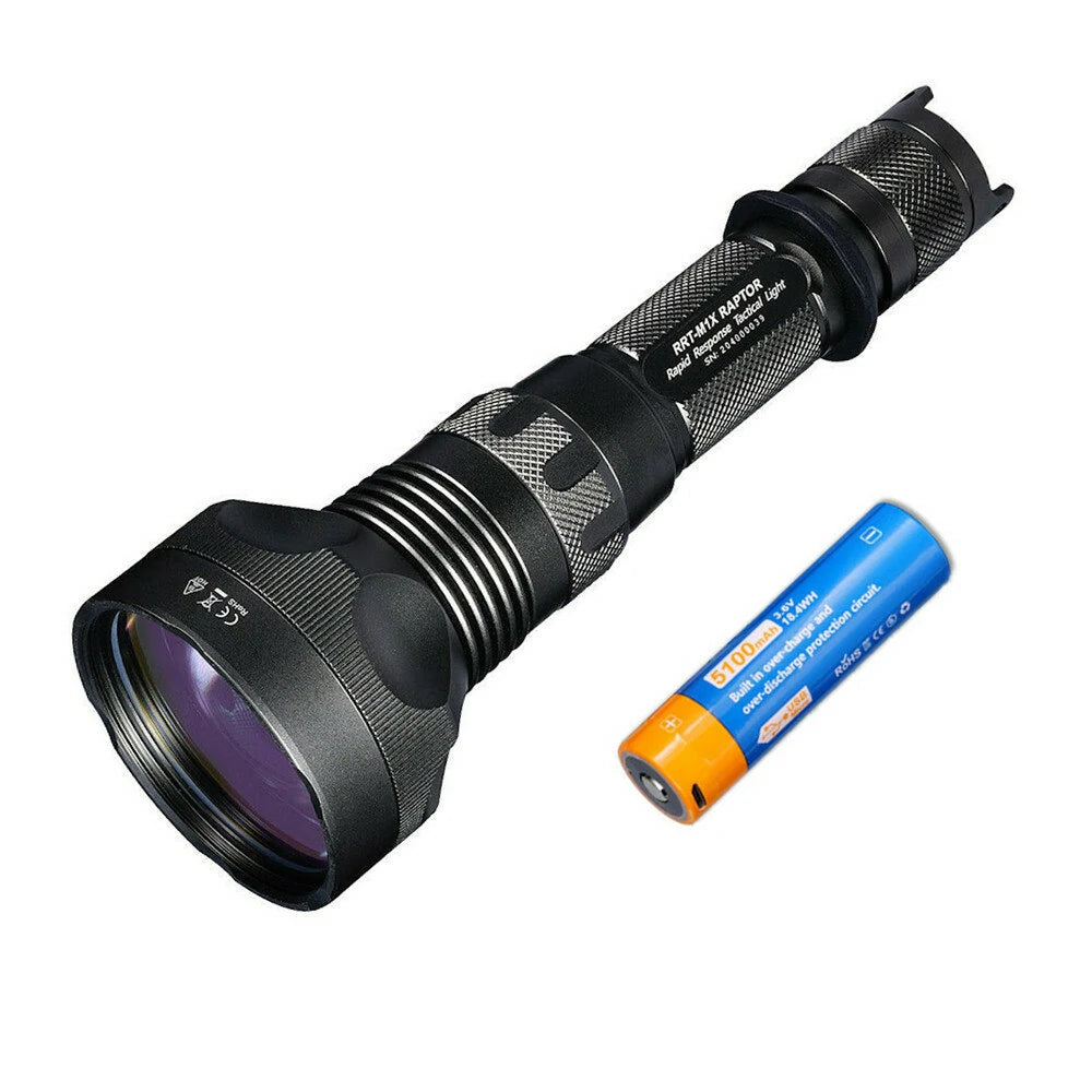 JETBeam RRT-M1X 2300m 480lm Rotary Switch Long Thrower LEP Flashlight Main image