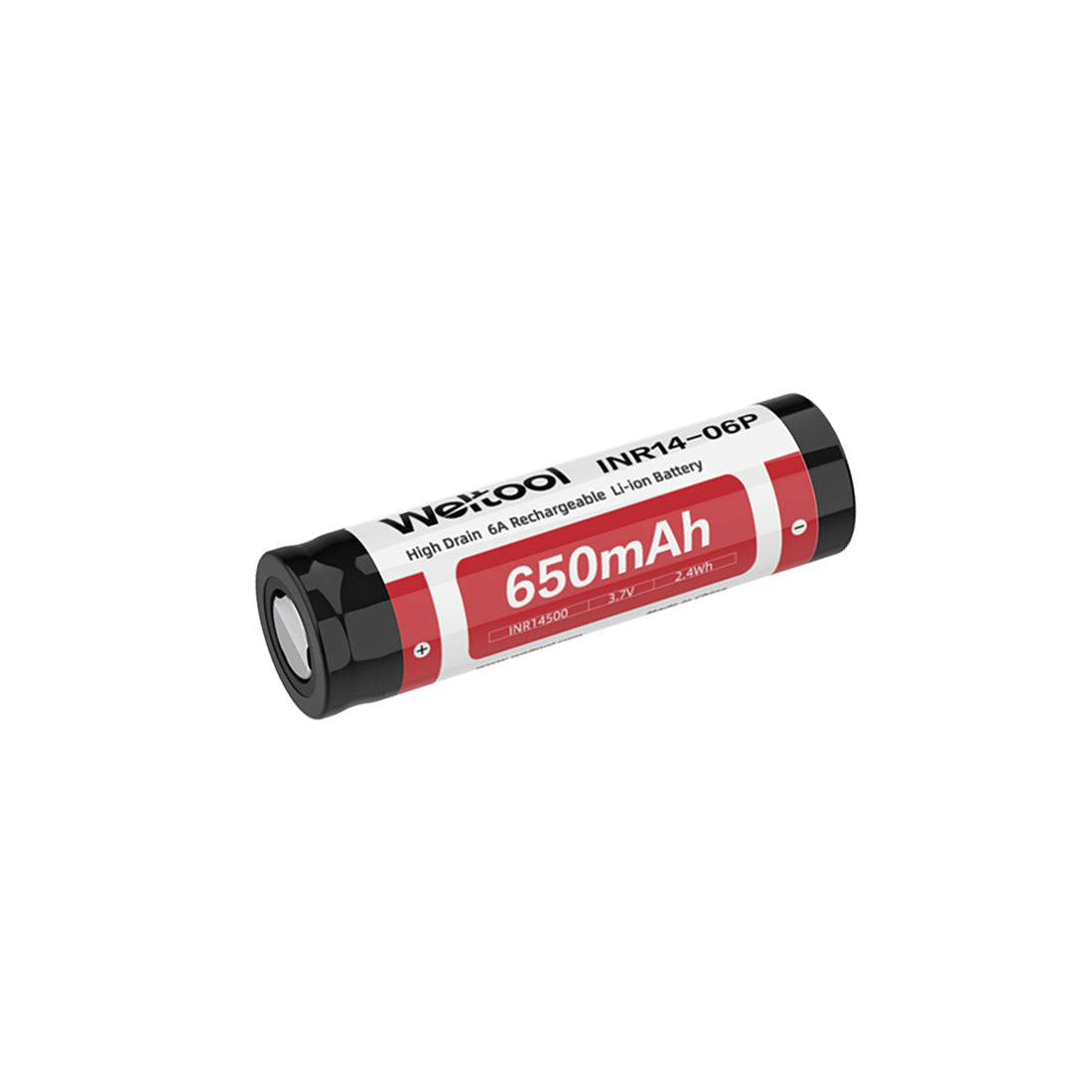 Weltool INR14-06P high drain 14500 Li-ion battery Main image