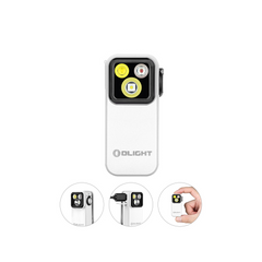OLIGHT Oclip Pro Clip on Flashlight with Floodlight Spotlight and Red Light