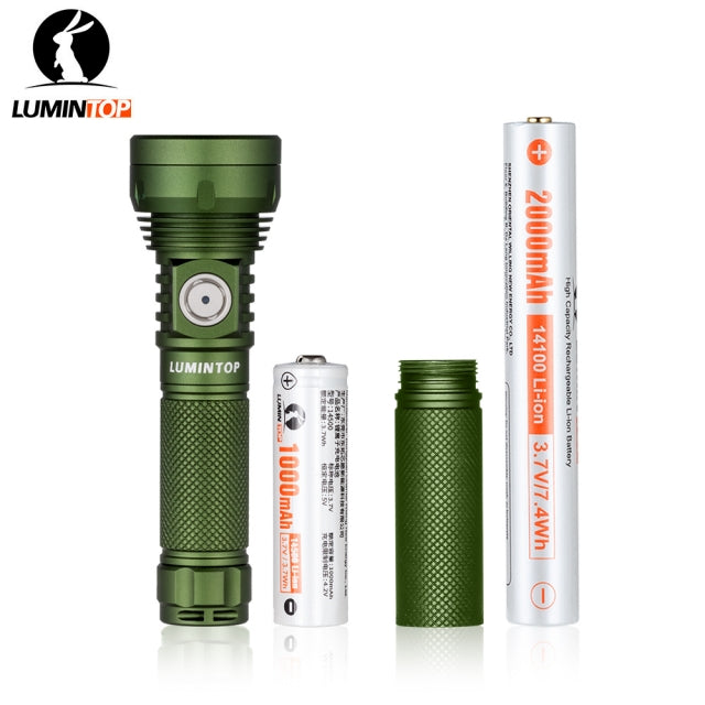 LUMINTOP GT Nano Plus 1200lm 450m 14500 EDC Flashlight LUMINTOP