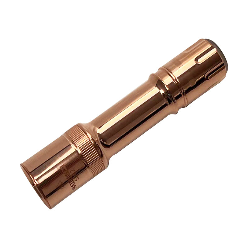 MATEMINCO SL02 Copper Titanium 1287lm 451m 18650 EDC Flashlight with RGB Aux
