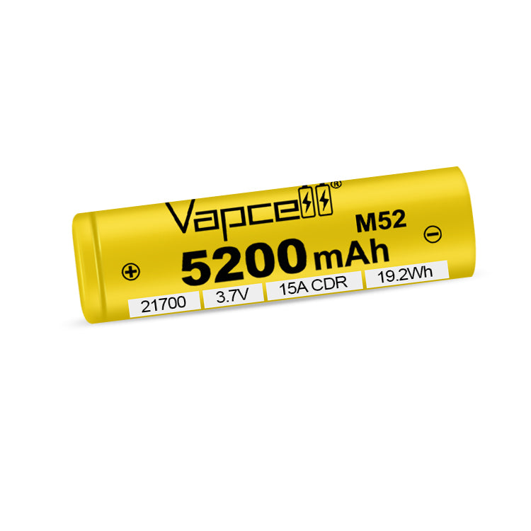 Vapcell M52 21700 5200MAH 15A Battery