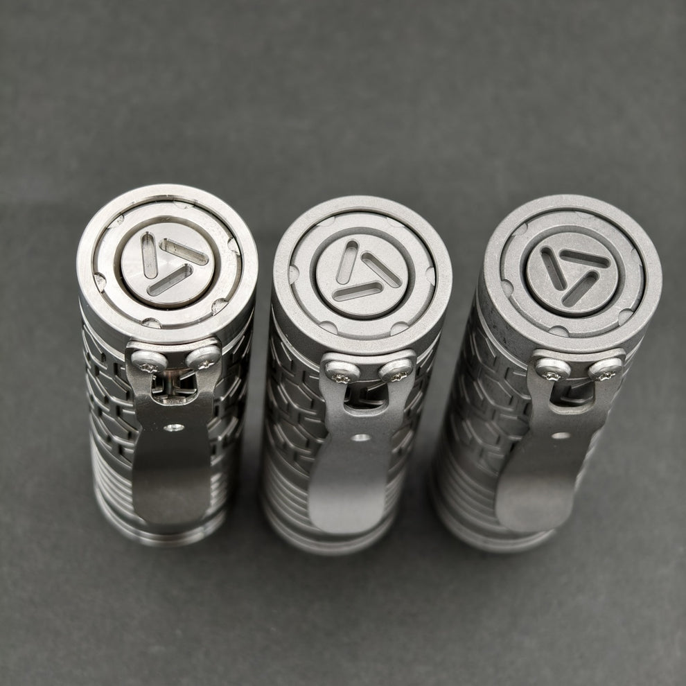 Reylight Dawn Hex- Ti Nichia 519a 4000K 18350 EDC Flashlight