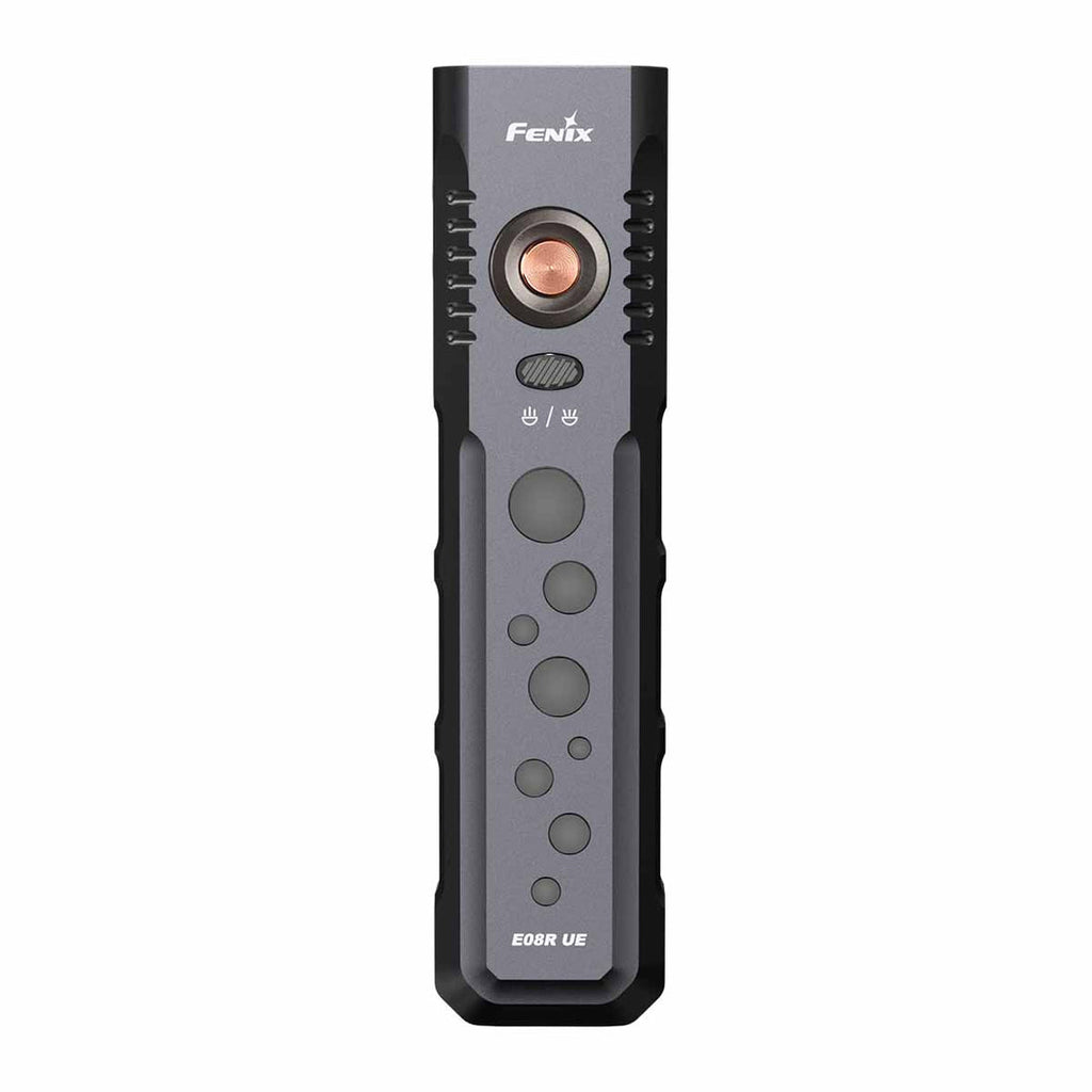 Fenix E08R UE 1600lm Slim Flat Flashlight with Red Light and Laser Fenix