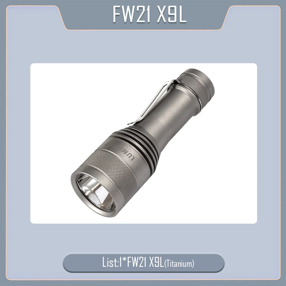 LUMINTOP X9L Titanium LUMINUS SBT90.2 6500lm 810m Thrower LED Flashlight