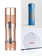 LUMINTOP FW1AA 2026 800lm EDC Flashlight with Battery Sapphire Lens Bundle LUMINTOP