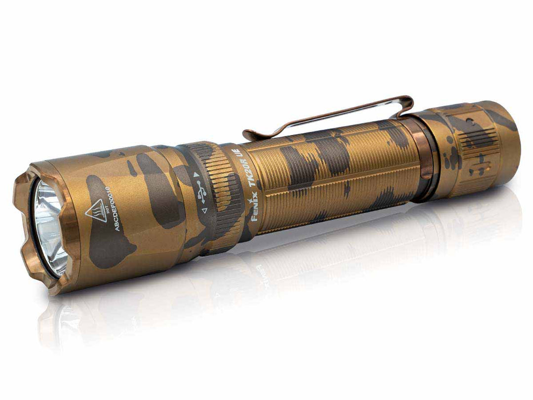fenix flashlight beam pattern FENIX TK20R UE Luminus SFT70 LED 2800lm 465m Tactical LED Flashlight – Nealsgadgets