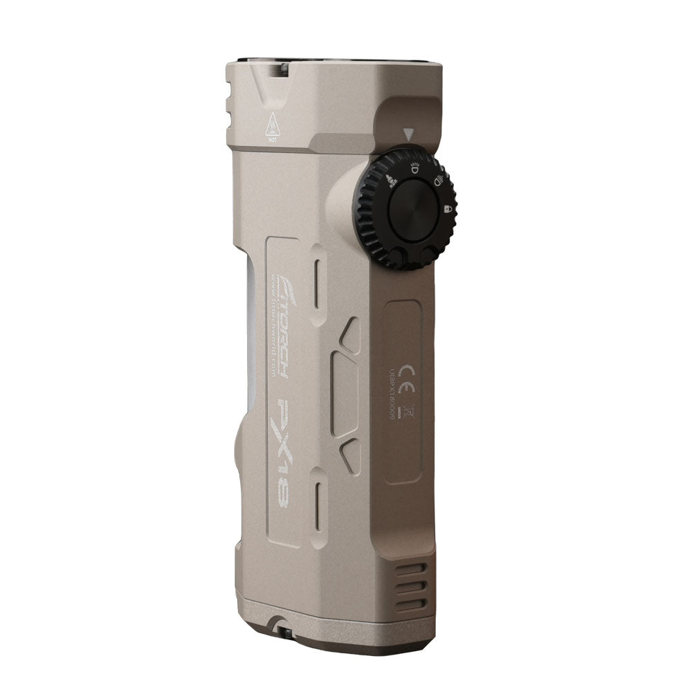 Fitorch PX18 3500lm Spotlight Floodlight and Sidelight with Magnetic Control Dial