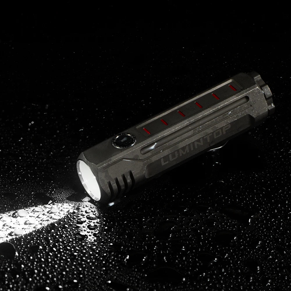 bushnell 600lm rechargeable flashlight LUMINTOP THOR 6 Titanium 370lm 1200m 21700 Thrower LEP Flashlight – Nealsgadgets