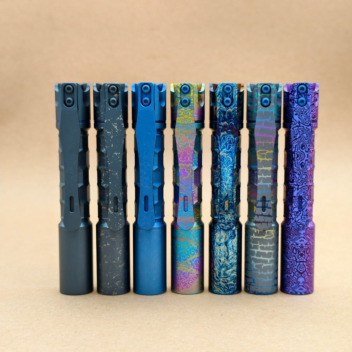 Reylight Pineapple mini MK3 Ti Krystal Anodized Nichia 519a 4000K EDC Flashlight Secondary image