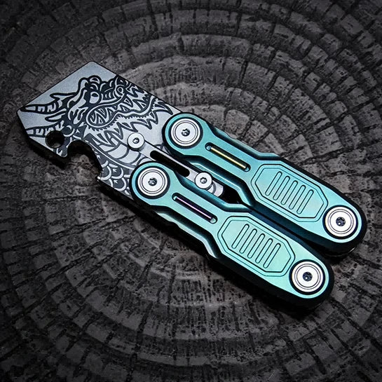 METEOR APOCALYPSE Titanium EDC Toy Pry Bar Multifunctional Bottle Opener Hand Fidget