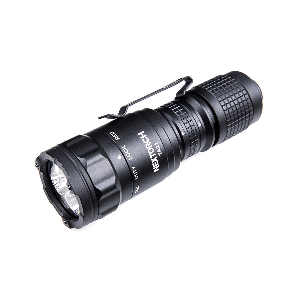 NEXTORCH TA21 Pocket Carry Tactical Flashlight Set | Red & White Light