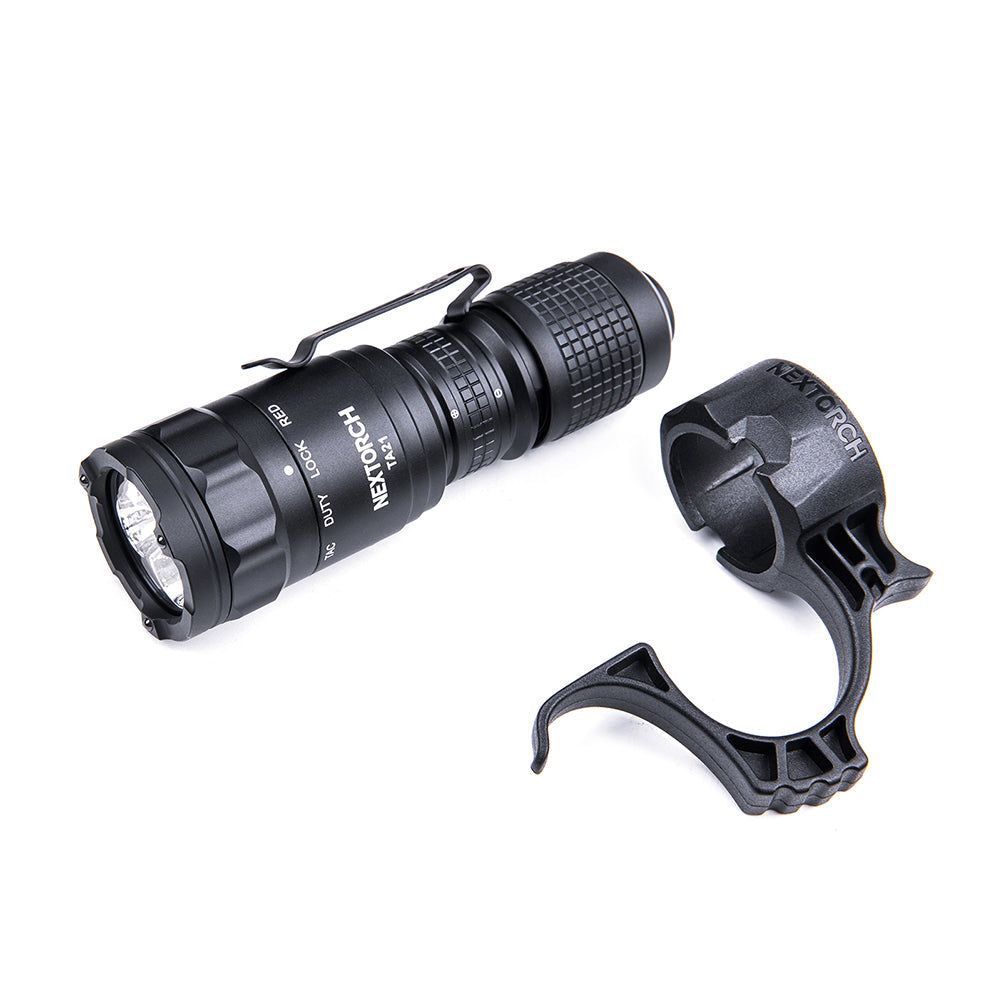 NEXTORCH TA21 Pocket Carry Tactical Flashlight Set | Red & White Light