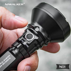 Niwalker N01 750lm 650m Rechargeable Thrower EDC Flashlight