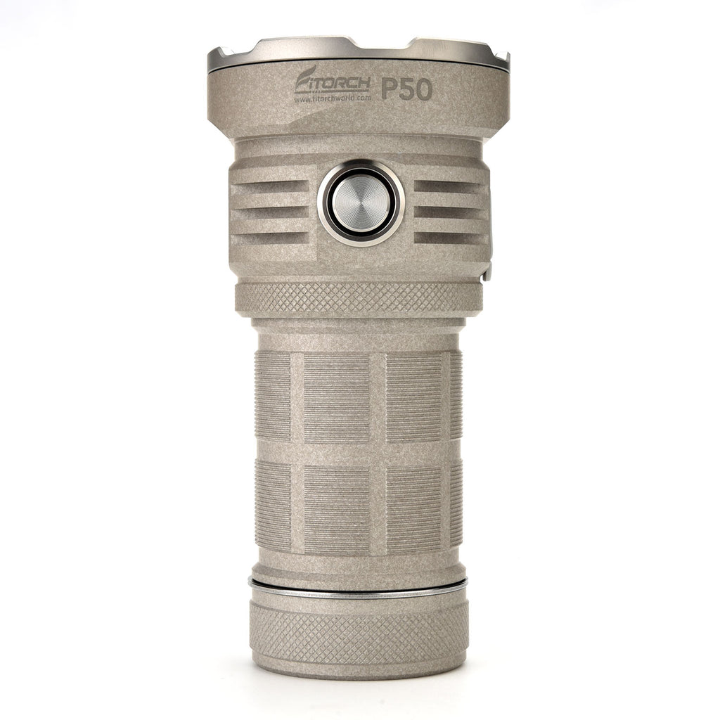 Fitorch P50 10000lm Multi-color 32650 Battery Recharging Flood Flashlight - Nealsgadgets