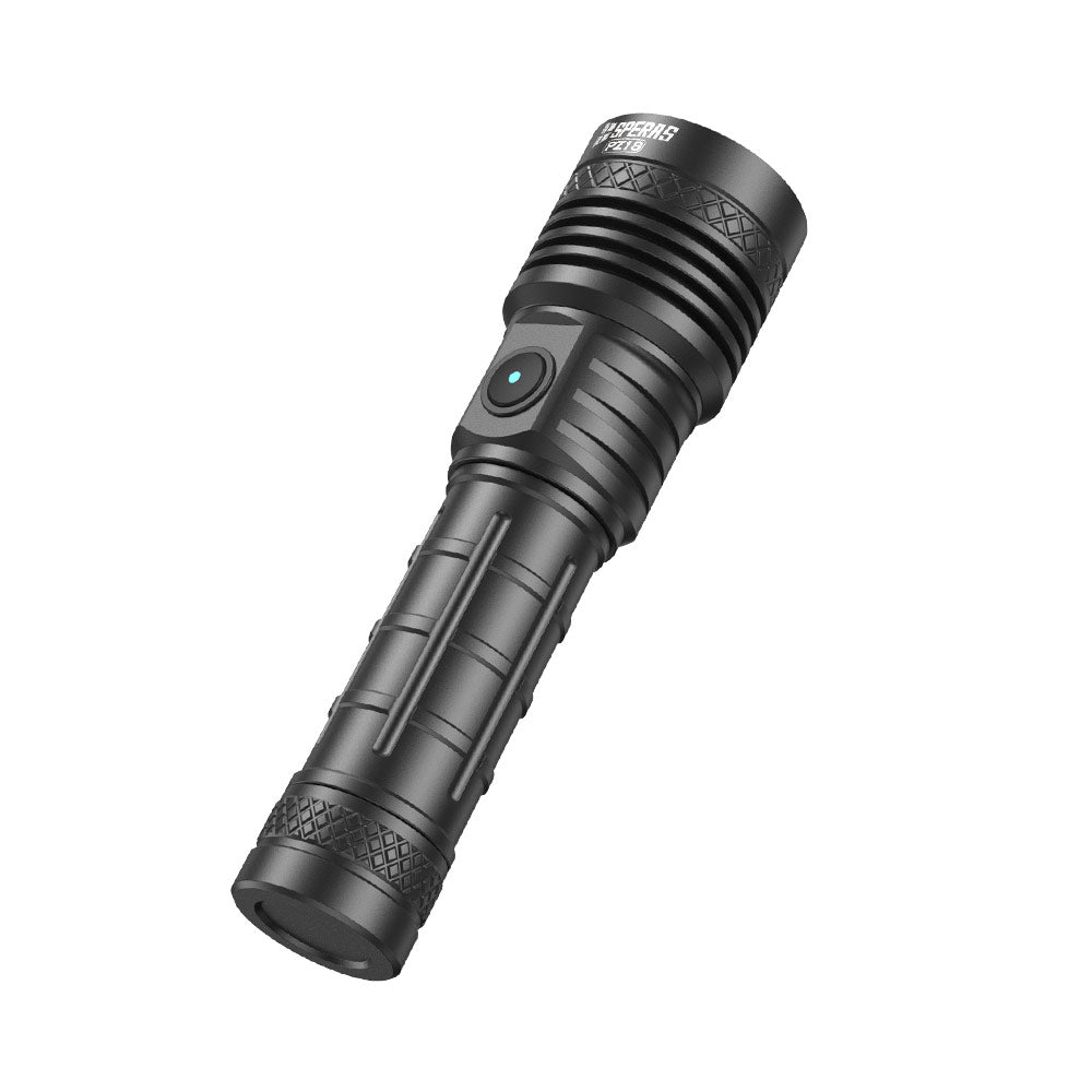 Speras PZ18 Zoomable 1600lm 420m Tactical USB-C Flashlight Main image