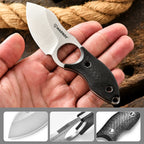 Harnds Eggplant HK2024 Special Edition N690 Steel Blade and Carbon Fiber Handle Pocket Knife