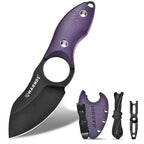 Harnds Eggplant D2 Steel Blade and G10 Handle Pocket Knife