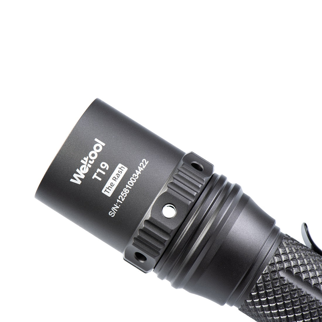Weltool T19"The Rash" 2050 lumens 90CRI 5000K 18650 Tactical Flashlight Secondary image