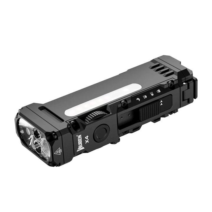 Wuben X4 1500lm Compact Multi-Function Flashlight With RGB