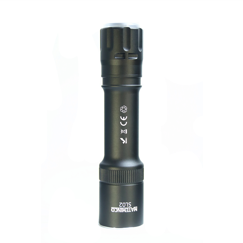 MATEMINCO SL02 1287lm 451m 18650 EDC Flashlight with RGB Aux